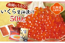 北海道産 鮭いくら醤油漬け 計500g(250g×2パック)＜漁協直送＞【1423870】