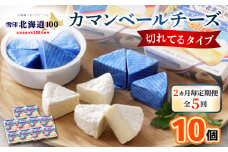 ＜2ヵ月毎定期便＞雪印北海道カマンベールチーズ切れてるタイプ1箱(90g(6個入り)×10個全5回_ カマンベールチーズ チーズ カマンベール 定期便 乳製品 おつまみ 切れてる 個包装 ギフト プレゼント 雪印 北海道 送料無料 【4014040】