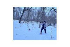 澄んだ空気と雪の音-スノーハイク-(1月～3月)「1組1名様 約2.5時間 完全プライベート制!」【1572635】