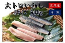 大トロいわし　フィレ　Ｓサイズ　500g(AM0006)