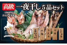 干物専門店かぶらぎ水産の高級一夜干し５品セット(J0032)