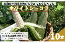［先行予約/2025年］もぎたてとうもろこし白10本 [北海道ホープランド農場]【 とうきび トウモロコシ とうもろこし 野菜 夏野菜 フルーツ 北海道 十勝 幕別 】 