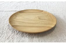 十勝の木のうつわ［天然木製］ 皿 21cm【 工芸品 食器 北海道 十勝 幕別 】 [№5749-0898]