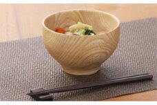 十勝の木のうつわ［天然木製］ カフェオレボウル 13cm【 工芸品 食器 マグカップ 汁椀 北海道 十勝 幕別 】 [№5749-0900]