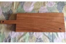 十勝の木のうつわ［天然木製］ カッティングボード 46cm×14cm【 工芸品 雑貨 日用品 調理器具 まな板 食器 器 皿 北海道 十勝 幕別 】 [№5749-0905]