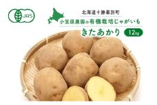 小笠原農園の有機じゃがいも「きたあかり」12kg【北海道十勝幕別】《2025年秋出荷先行予約》【 野菜 芋 じゃがいも きたあかり 北海道 幕別町 】 [№5749-0933]