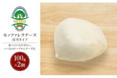 北海道 十勝 モッツァレラチーズ 真空タイプ100g×2個［チーズ工房NEEDS］【 モッツァレラ チーズ ミルク ワイン 乳製品 北海道 十勝 幕別 】 [№5749-1702]