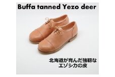 Buffa tanned Yezo deer 鹿革 革靴 ハンドメイド エゾ 鹿皮 鹿革