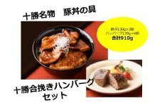 北海道十勝名物 豚丼の具3袋と十勝合挽きハンバーグ4個 焼くだけ 温めるだけ ご当地 グルメ お取り寄せ ギフト 豚丼 冷凍 小分け 北海道 豚丼の具 ハンバーグ