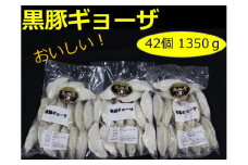 北海道 手作り 黒豚 ギョーザ 42個 1350g お肉たっぷり 餃子 ギョウザ 冷凍餃子