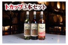 十勝ワイン トカップ3本セット（赤・白・ロゼ）国産ワイン 北海道ワイン 赤ワイン 白ワイン ロゼ セット 北海道池田町