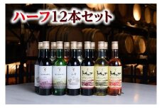十勝ワイン ハーフボトル12本（赤・白・ロゼ）セット 360ml×12本 赤ワイン 白ワイン ロゼワイン セイオロサム 山幸 トカップ 飲み切り
