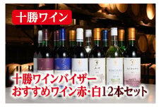 十勝ワインバイザーおすすめワイン赤・白12本セット セレクション 厳選 北海道ワイン 北海道池田町 ビンテージ ヴィンテージ