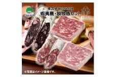 蝦夷鹿・放牧豚セット【株式会社ELEZO社】[№5891-0500]