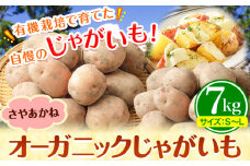 じゃがいも 北海道十勝 オーガニック じゃがいも 7kg サイズ S-2L《10月下旬-3月中旬頃出荷》 オフイビラ源吾農場 送料無料 北海道 本別町 さやあかね 負箙源吾農場