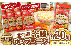 北海道十勝 前田農産黄金のとうもろこし電子レンジ専用「十勝ポップコーン」計20袋 10袋×2箱 有限会社 十勝太陽ファーム《60日以内に出荷予定(土日祝除く)》 北海道 本別町 送料無料 お菓子 ポップコーン
