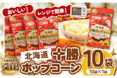 北海道十勝 前田農産黄金のとうもろこし電子レンジ専用「十勝ポップコーン」 10袋 有限会社 十勝太陽ファーム《60日以内に出荷予定(土日祝除く)》 北海道 本別町 送料無料 お菓子 ポップコーン