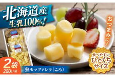 北海道 熟モッツァレラ（ころ）250g×2袋《足寄町》【合同会社あしょろチーズ工房】 北海道産 十勝チーズ モッツァレラチーズ 乳製品 生乳 加工品 熟成 濃厚 おつまみ 冷蔵 十勝 あしょろ 16300 16300円 [BEAU002]