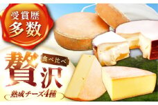 【全4回定期便/3ヵ月毎】北海道 チーズ 4種《足寄町》【しあわせチーズ工房】定期便 チーズ ナチュラルチーズ ハード ラクレット 生乳 ミルク 乳製品 おつまみ ギフト 食べ比べ 北海道産 あしょろ 138000 138000円 [BEAK022]