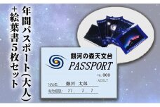 年間パスポート(大人)+絵葉書5枚セット