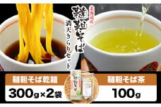 北海道産韃靼そば「満天きらり」セット（韃靼そば乾麺 300g×2袋・韃靼そば茶100g×1袋）そばらぼ《30日以内に出荷予定(土日祝除く)》 北海道 浦幌町 保存食 常温 保管 お昼ご飯 麺 そば茶 美容 健康 ギフト 贈答品 ドリンク ノンカフェイン 飲料 st-p