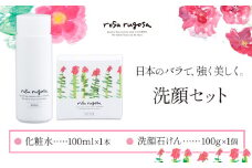ロサ・ルゴサ 洗顔セット（化粧水 100ml×1本・洗顔石けん 100g×1個）《30営業日以内に出荷予定(土日祝除く)》株式会社ciokay 北海道 浦幌町 美容 バラ ハマナス 保湿 化粧品