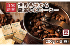 コーヒー セット 200g×3個 豆 【発送時期が選べる】 店主おまかせ プレミアム コーヒー豆 人気 コーヒー 珈琲豆 配送月指定 配送時期選べる 配送時期 発送月が選べる 発送月 ベンデドール 珈琲 自家焙煎 北海道 釧路町 釧路超 特産品 br07