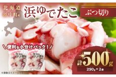 【令和8年2月発送分】【北海道浜中町産】浜ゆでたこぶつ切り（250g×2袋）_H0023-033-R802