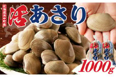 1月～3月発送分《先行予約・期間限定》浜中町産活あさり(500g×2袋セット)_H0023-029-01