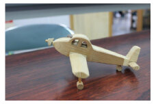 木のおもちゃ　飛行機【 玩具 おもちゃ 木製 手作り インテリア ギフト プレゼント クリスマス 標茶町 北海道 】