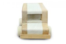 木のおもちゃ　バス【 玩具 おもちゃ 木製 手作り インテリア ギフト プレゼント クリスマス 標茶町 北海道 】