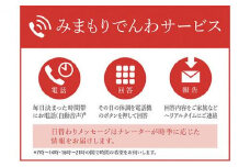 郵便局のみまもりサービス「みまもりでんわサービス（携帯電話6か月間）」 ／ 見守り お年寄り 故郷 標茶町