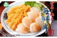 うにとホタテの豪華「海鮮丼」セットです！