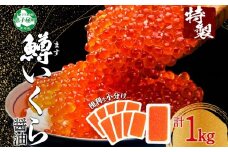【年末配送可能 受付9月まで】3401. 鱒いくら醤油漬け 計1kg 100g×10パック 鱒いくら いくら イクラ 醤油漬け 鱒 マス 魚卵 小分け 海鮮 送料無料 北海道 弟子屈町