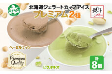 2359. 無地熨斗 くりーむ童話 カップ アイス 100ml×各4個 計8個 ヘーゼルナッツ ピスタチオ アイスミルク アイスクリーム 牛乳 ミルク ギフト プレゼント 詰め合わせ 送料無料 北海道 弟子屈町