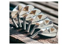 3043.グッドデザイン賞受賞！！HAYABUSA Iron(レフティモデル5番～PW、N.S.PRO MODUS3 TOUR 105、115、120，130　6本セット)　ゴルフクラブ