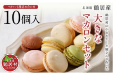 【北海道鶴居村産】小さなケーキ屋さんが作った大きなマカロン5種詰め合わせセット  マカロン 贈り物 プレゼント ギフト お中元 お歳暮 お土産 冷蔵 お菓子 洋菓子 木苺 ショコラ 抹茶 チーズ レモン スイーツ ご褒美 食べ比べ