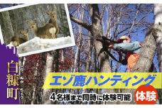 えぞ鹿ハンティング体験【4名様まで同時に体験可能】