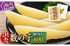 訳あり 味付け数の子 200g × 3 数の子 北海道産 松前漬 かずのこ 冷凍数の子 小分け 魚卵 贈与 ギフト ふるさと納税 北海道 白糠町 