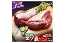 高タンパク・低カロリー・低脂肪　えぞシカ肉セット (ブロック肉) 250g/400g