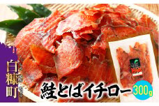 鮭とばイチロー 300g 冷凍 鮭 さけ シャケ しゃけ sake サーモン 人気 美味しい 魚介類 海鮮 ふるさと納税 ふるさとチョイス チョイス 北海道 白糠町