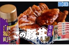 ※冷凍※【5人前】この豚丼 ごちそう便セット