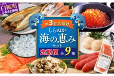 しらぬか海の恵みセット'23-'24【年3回定期便】