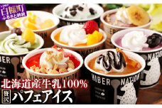 パフェアイス 6個セット アイスクリーム バニラ ミルク メロン 苺 ショコラ 生キャラメル マンゴー ヨーグルト チーズ カシス ハスカップ チョコミント 抹茶 小倉 チョコ バナナ 産地限定 ご当地 牛乳 フルーツ スイーツ ふるさと納税 北海道 白糠町