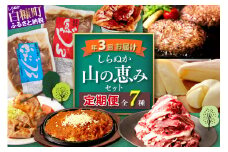 しらぬか山の恵みセット'24-'25【年3回定期便】
