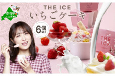 【THE ICE】いちごケーキ6個セット【CJ0000086】( アイス あいす アイスクリーム 北海道  別海町 いちご イチゴ 苺 ふるさとチョイス ふるさと納税 仕組み キャンペーン 限度額 計算 ランキング やり方 シミュレーション チョイス チョイスマイル ジェラート )