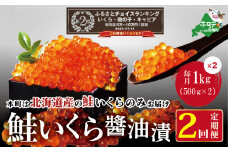 ランキング第2位獲得！数量限定！贅沢堪能！北海道産　鮭いくら醤油漬け 2.0kg ！ (250g×4パック) 2ヶ月 定期便 全2回＜いくら丼24～32杯分！＞（ 定期便 海鮮 いくら イクラ 醤油漬け 鮭 北海道 ふるさとチョイス ふるさと納税 ランキング キャンペーン やり方 限度額 仕組み シミュレーション ）