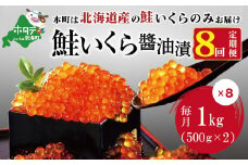 数量限定！贅沢堪能！北海道産  鮭いくら醤油漬け 8.0kg ！ (250g×4パック) 8ヶ月 定期便 全8回 ＜いくら丼96～128杯分！＞（ 定期便 海鮮 いくら イクラ 醤油漬け 鮭 北海道 ふるさとチョイス ふるさと納税 ランキング キャンペーン やり方 限度額 仕組み シミュレーション ）