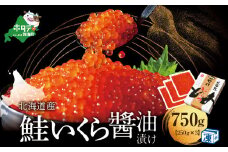 いくら醤油漬け 750g！【NK0003NQ7】（ 鮭 イクラ 醤油漬 250g×3パック ）（ いくら イクラ 醤油漬け 鮭 北海道 ふるさとチョイス ふるさと納税 ランキング キャンペーン やり方 限度額 仕組み シミュレーション）