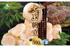 北海道 野付産 冷凍ホタテ 貝柱 大玉（Sサイズ）ホタテ500ｇ【NK000NFT0】（ ほたて ホタテ 帆立 貝柱 野付 大粒 ふるさと納税 仕組み キャンペーン 限度額 計算 ランキング やり方 シミュレーション チョイス チョイスマイル 大容量 ）